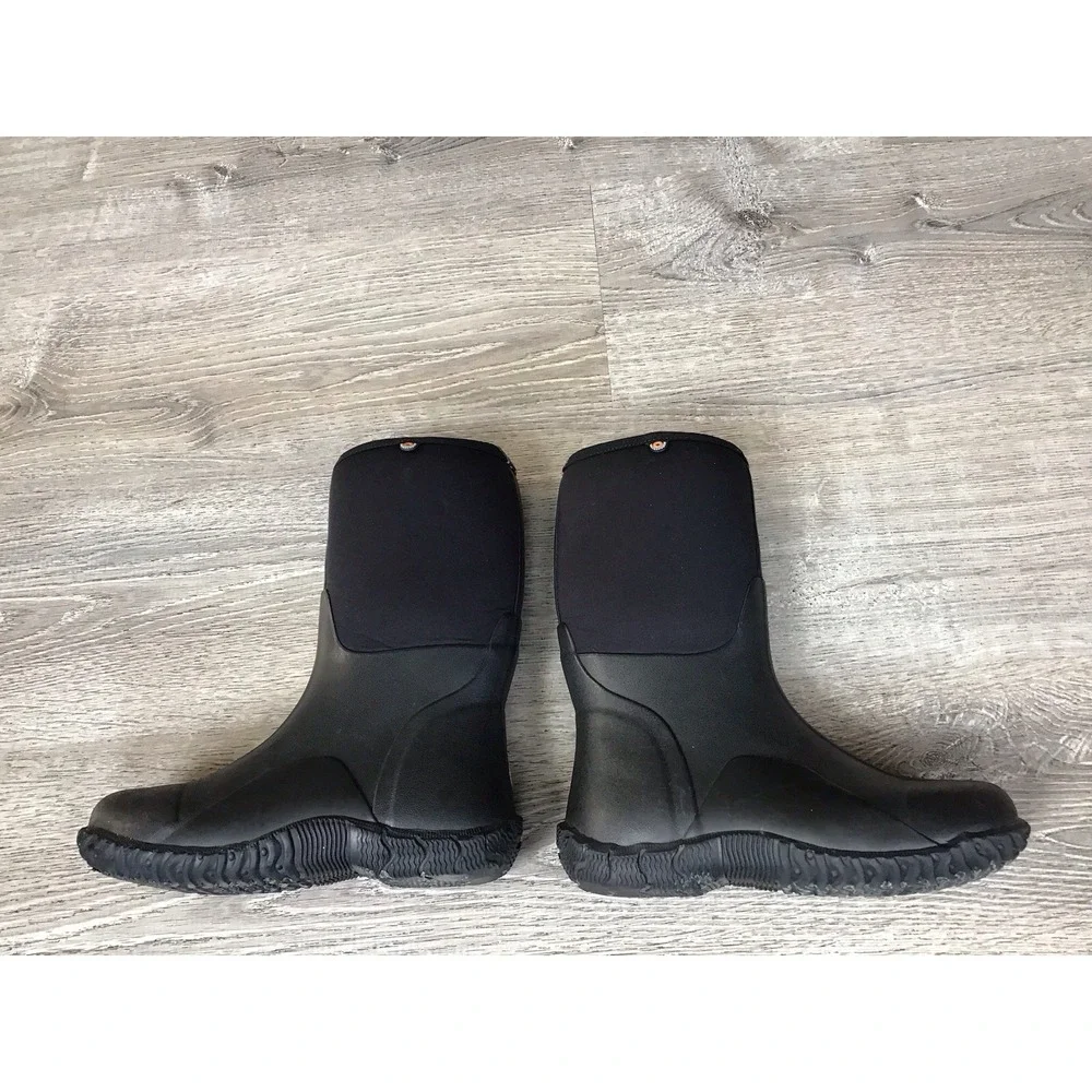 Bogs Classic High Boots Youth Size 5 Black Good Waterproof Insulated Neoprene